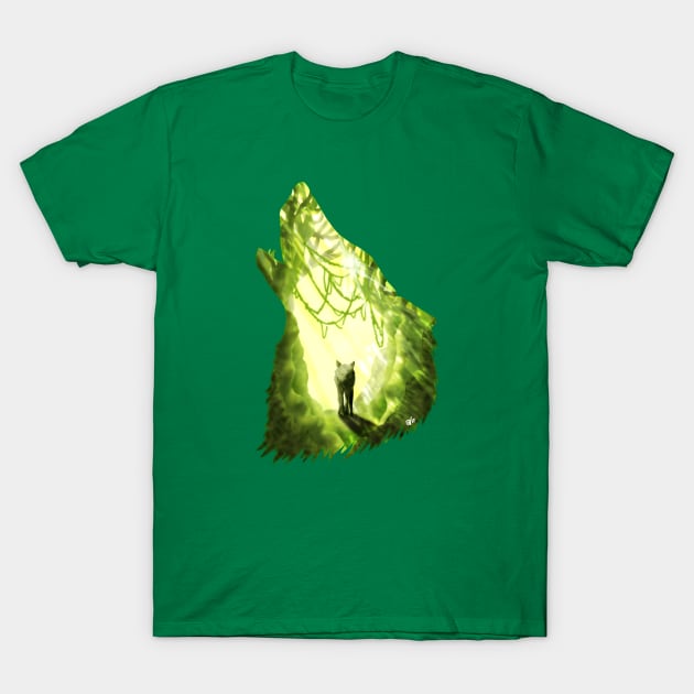 Wolf's Forest T-Shirt by DVerissimo